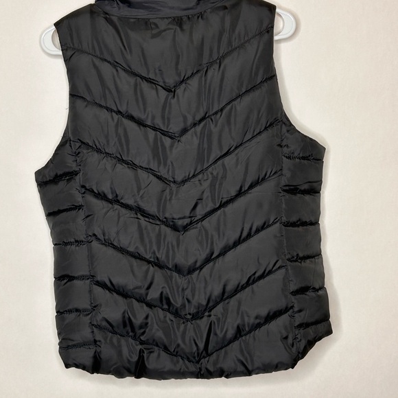 SO Authentic American Heritage Men’s Quilted Black Vest Size L w/2 front pockets - Picture 3 of 6